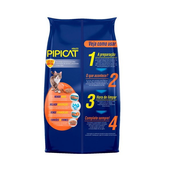 AREIA GATO PIPICAT MULTCAT FLORAL 12KG