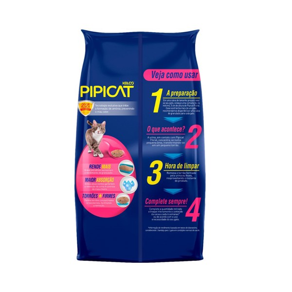 AREIA GATO PIPICAT FLORAL 4KG