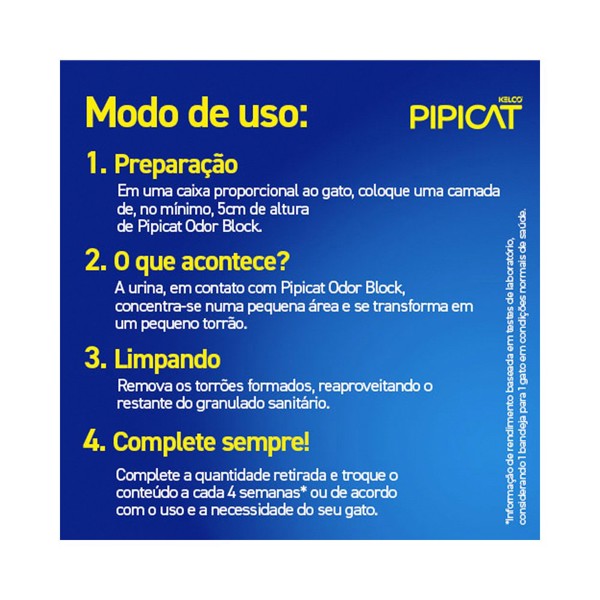 AREIA GATO PIPICAT FLORAL 4KG