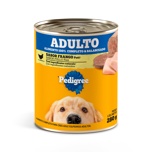 LATA PEDIGREE FRANGO 280GR PATE
