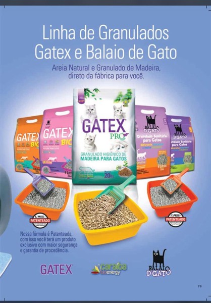 AREIA HIGIENICO GATEX 4KG TRADICIONAL