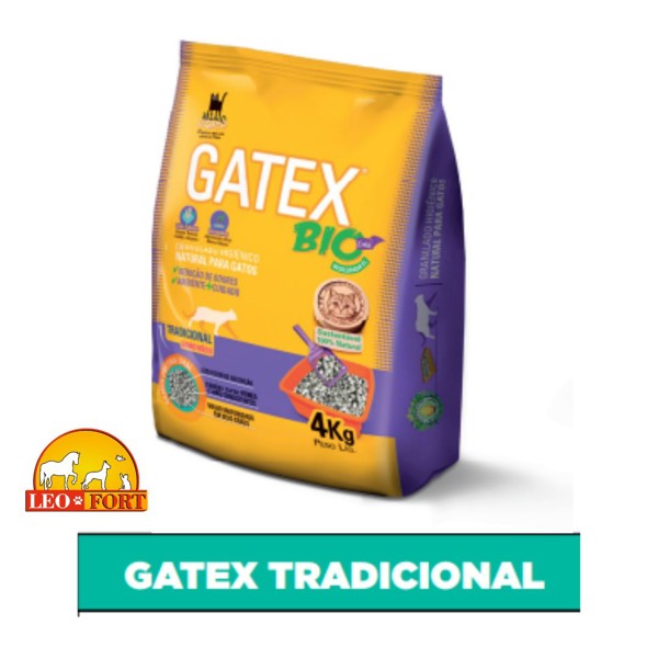 AREIA HIGIENICO GATEX 4KG TRADICIONAL