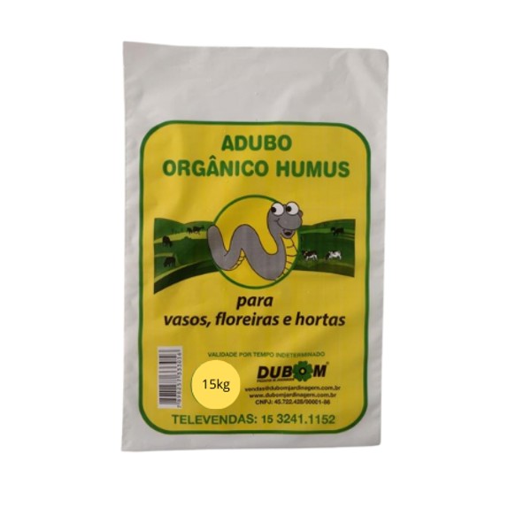 ADUBO ORGANICO HUMUS 15 KG