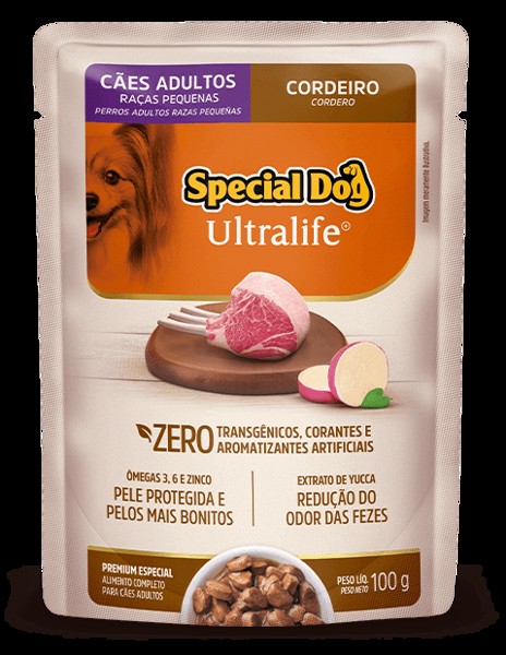 SACHE SPECIAL DOG ULTRALIFE RP AD CORDEIRO 100G