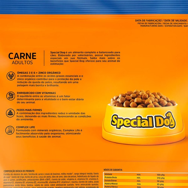 SPECIAL DOG ADULTO CARNE 15KG