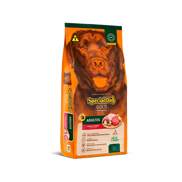 SPECIAL DOG GOLD PERFORMANCE ADULTOS CARNE E FRANGO 15KG