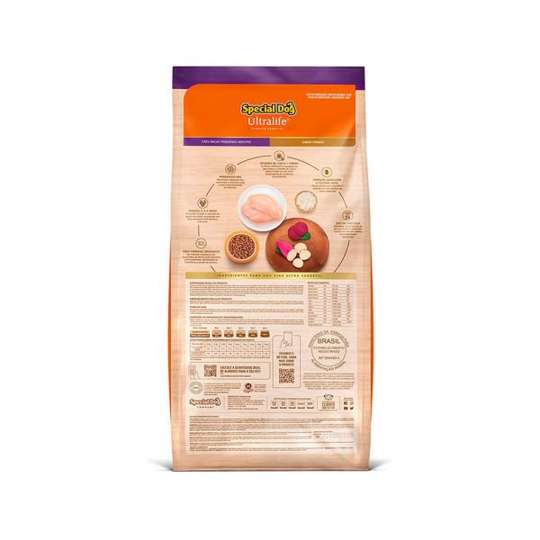 SPECIAL DOG ULTRALIFE RACAS PEQUENAS AD FRANGO 15KG