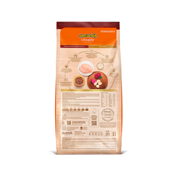 SPECIAL DOG ULTRALIFE RM/G JR FRANGO 15KG