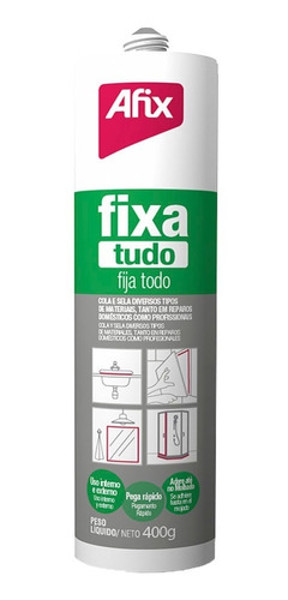 SILICONE AFIX COM 400G - FIXA TUDO
