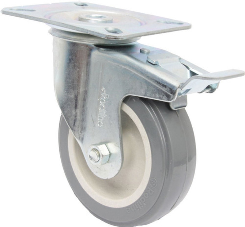 RODIZIO INDUSTRIAL 179MM COM TRAVA RODILINE - SGPLF 612 (85KG)