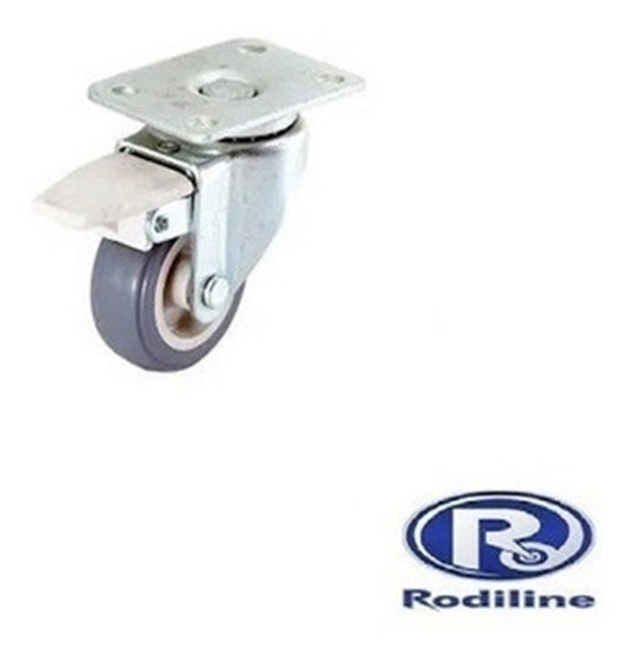 RODIZIO INDUSTRIAL 70MM COM TRAVA RODILINE - SGPLF 210 (30KG)