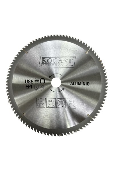 DISCO PARA ALUMINIO DE 12" 300MM COM 96 DENTES ROCAST - 120,0002
