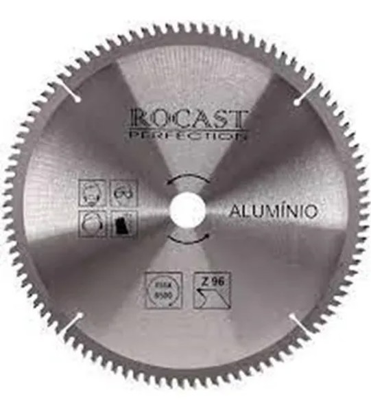 DISCO PARA ALUMINIO DE 12" 300MM COM 96 DENTES ROCAST - 120,0002