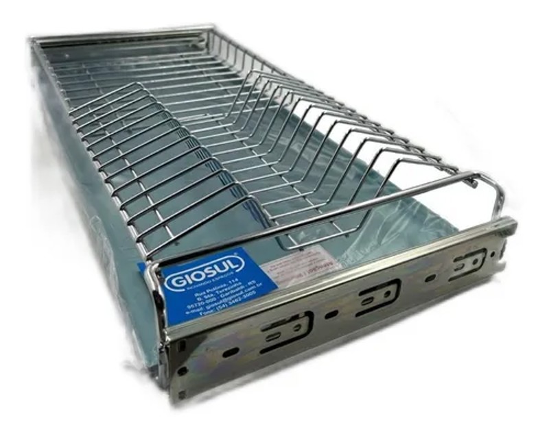 GAVETA ARAMADA COM ESCORREDOR PRATOS 57CM GIOSUL - 4290