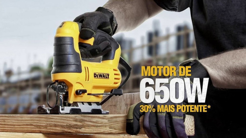 SERRA TICO TICO ORBITAL COM 650W DEWALT - DWE300 - VOLTAGEM: 220V