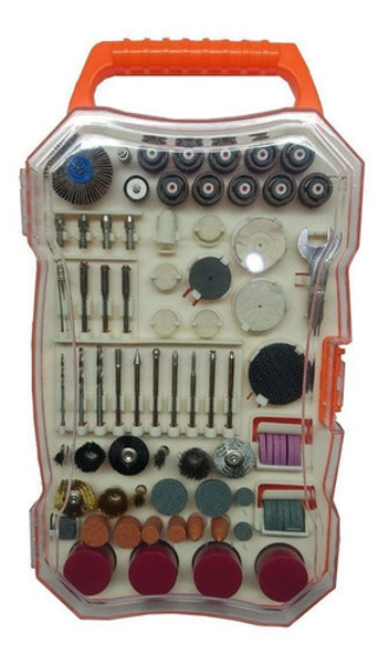 JOGO DE 208PCS COM ACESSORIOS PARA MICRORRETIFICA WORKER