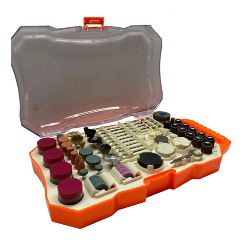 JOGO DE 208PCS COM ACESSORIOS PARA MICRORRETIFICA WORKER