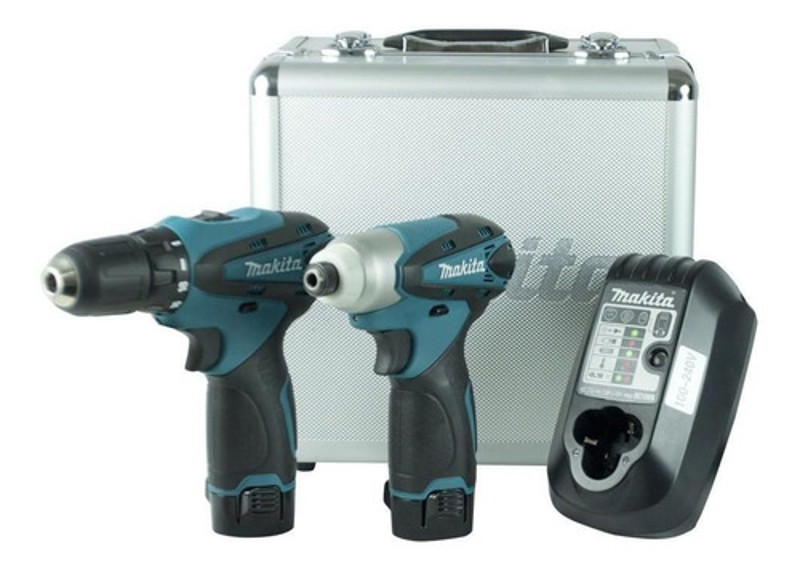 KIT 02 PARAFUSADEIRAS 12V COM MALETA MAKITA - LCT204