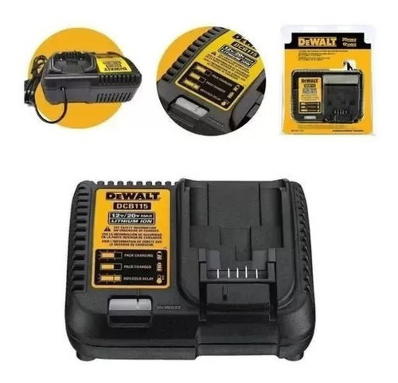 CARREGADOR PARA BATERIA 12V DEWALT - DCB115-B2