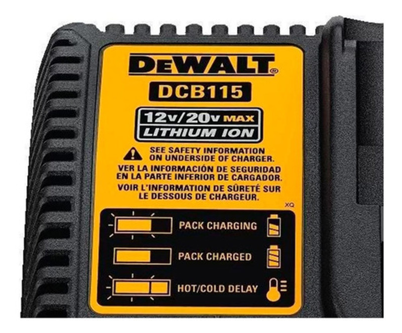 CARREGADOR PARA BATERIA 12V DEWALT - DCB115-B2