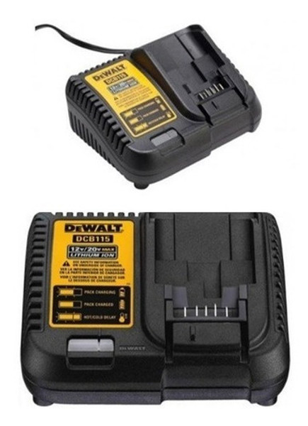 CARREGADOR PARA BATERIA 12V DEWALT - DCB115-B2