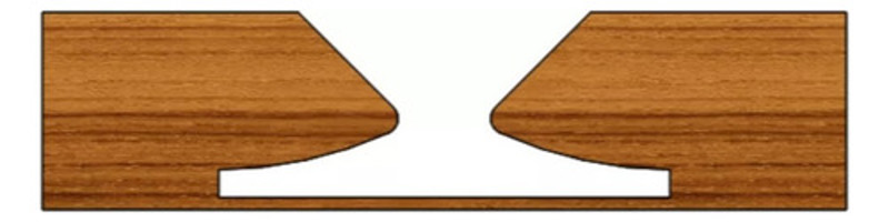 FRESA PARA CURVA 37MM COM HASTE 12MM RADIX - 2037000.06