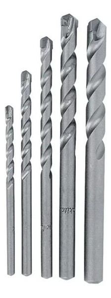 JOGO DE 05PCS COM BROCAS PARA CONCRETO MAKITA - D-03894