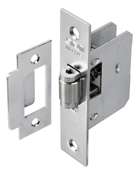 FECHADURA PIVOTANTE AUXILIAR FECHO ROLETE CROMADA STAM