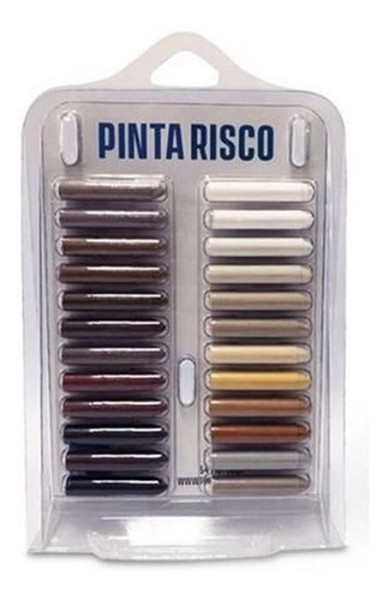 JOGO DE 24PCS COM GIZ PINTA RISCO DE 24 CORES SEM VERNIZ
