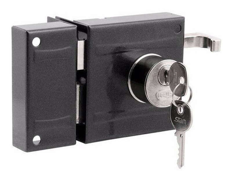FECHADURA DE SOBREPOR SIMPLES PARA PORTAO STAM - 701/100