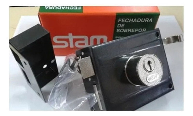 FECHADURA DE SOBREPOR SIMPLES PARA PORTAO STAM - 701/100