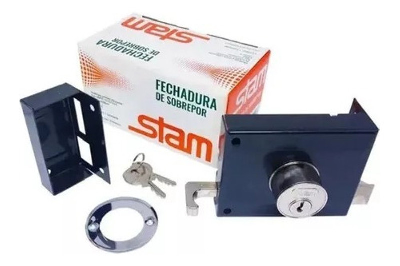 FECHADURA DE SOBREPOR TETRA PARA PORTAO STAM - 1701/100
