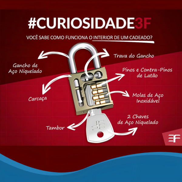 CADEADO LATAO 45MM - PAPAIZ