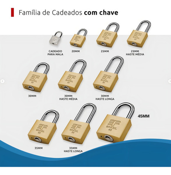 CADEADO LATAO 45MM - PAPAIZ
