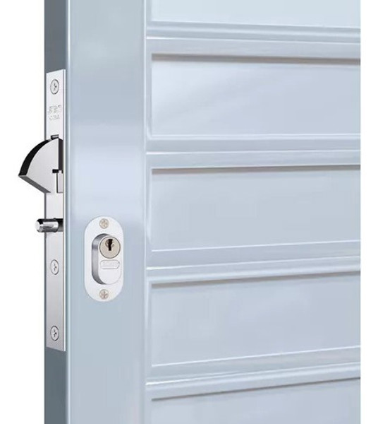 FECHADURA PARA PORTA DE PASSAGEM BICO PAPAGAIO ESTREITA  STAM - 901