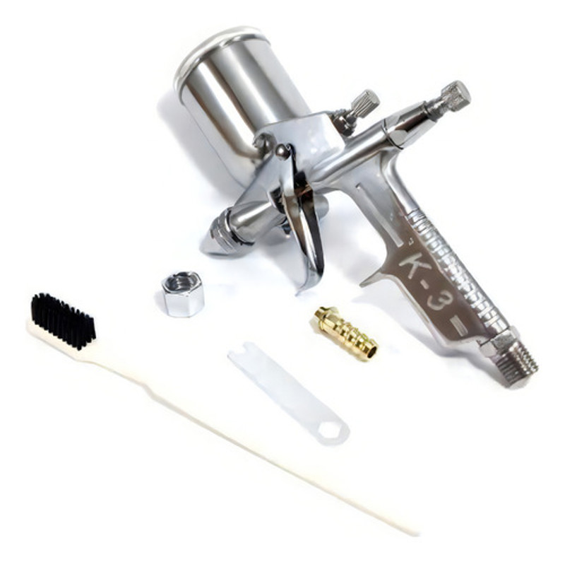 PISTOLA PARA PINTURA TINTA COPO SUPERIOR COM 150ML LOTUS - REF.4460