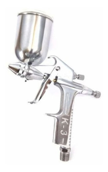 PISTOLA PARA PINTURA TINTA COPO SUPERIOR COM 150ML LOTUS - REF.4460