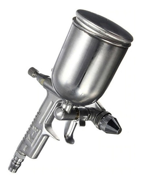 PISTOLA PARA PINTURA TINTA COPO SUPERIOR COM 150ML LOTUS - REF.4460