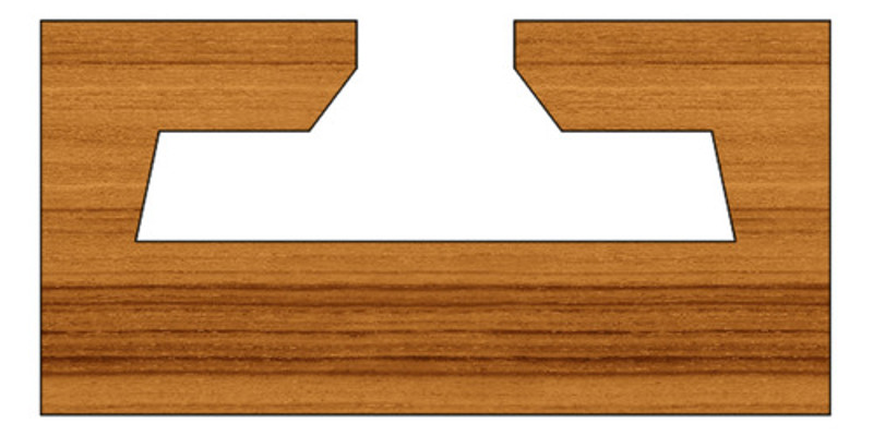 FRESA DE CORTE PARA CANALETADO 35/38MM COM HASTE 12MM RADIX - 18L3538.06