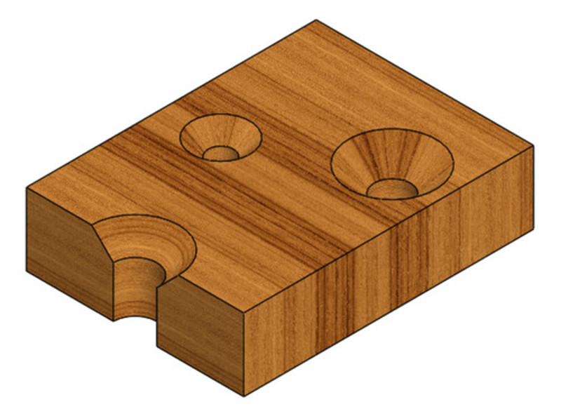 ESCAREADOR CONICO RADIX DE 8MM COM BROCA 2,5MM - 22A0825.04