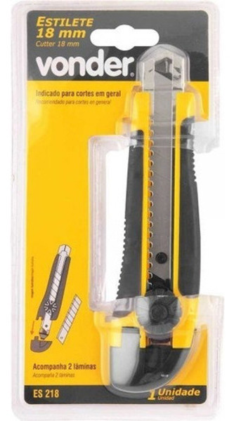 ESTILETE EMBORRACHADO 18MM VONDER - ES218 - 35.99.018.002