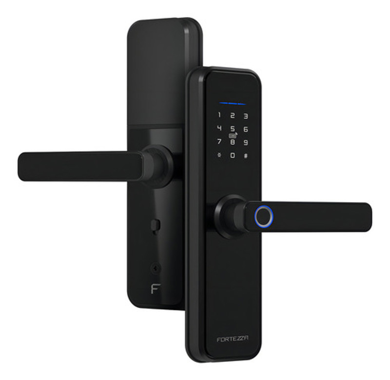 FECHADURA DIGITAL ELETRONICA INTELIGENTE FORTEZZA - FZE01BK