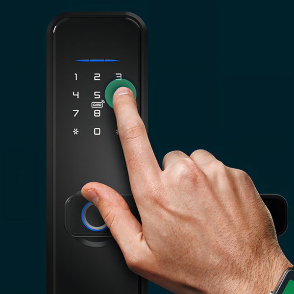 FECHADURA DIGITAL ELETRONICA INTELIGENTE FORTEZZA - FZE01BK