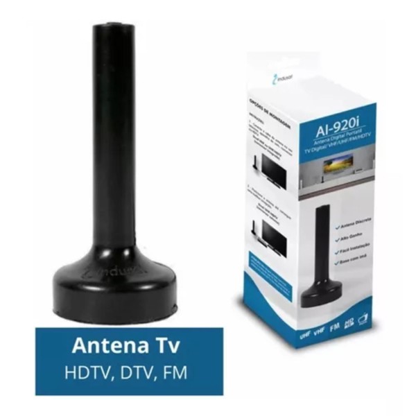 ANTENA INTERNA DIGITAL PRETA - AI 950I