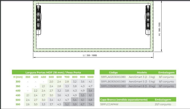 ARTICULADOR AERO FGVTN SMART 3 (2 A 3KG) - 591FLA02
