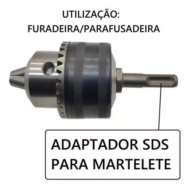 ADAPTADOR DE MANDRIL PARA MARTELETE SDS PLUS 1/2´- 20 MTX - 703569