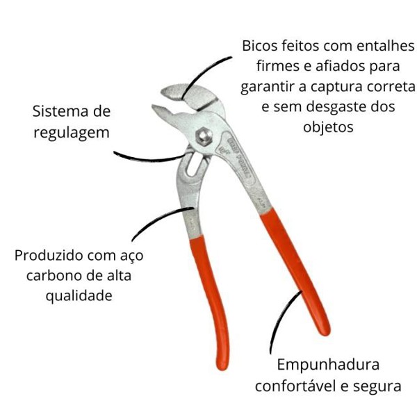 ALICATE BOMBA D'AGUA 10'' 250MM SPARTA - 1571855