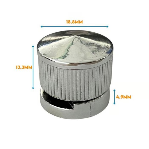 BOTAO FRANCES - FINESSON FRISADO DE METAL PARA VIDRO