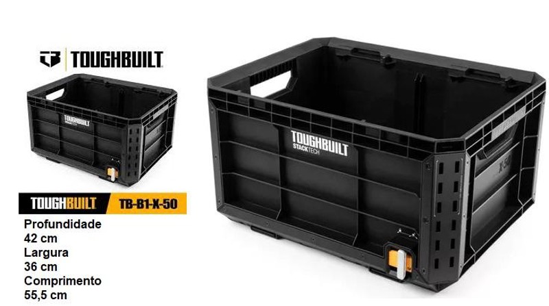 CAIXA DE USO GERAL ABERTA STACKTECH TOUGHBUILT - TB-B1-X-50