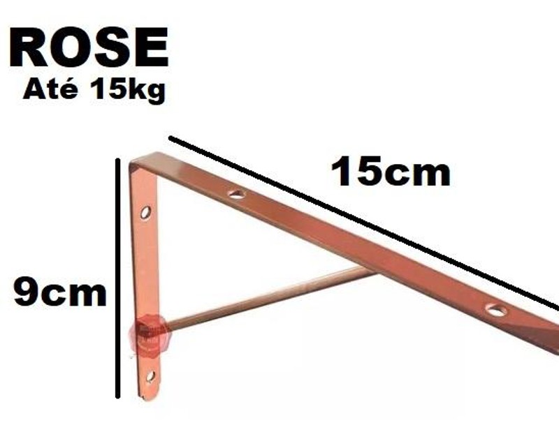 CANTONEIRA / MAO FRANCESA 5/8 COM 12CM - COBRE